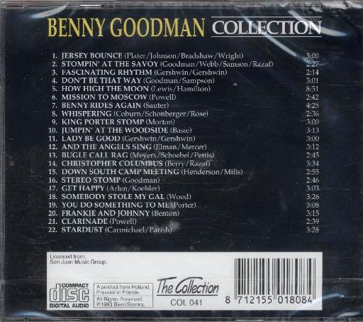Benny Goodman - Collection - Click Image to Close